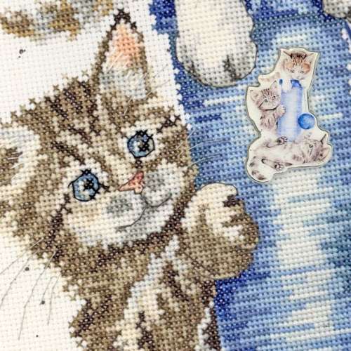 Kreuzstichpackung 25x38cm - Three´s A Crowd